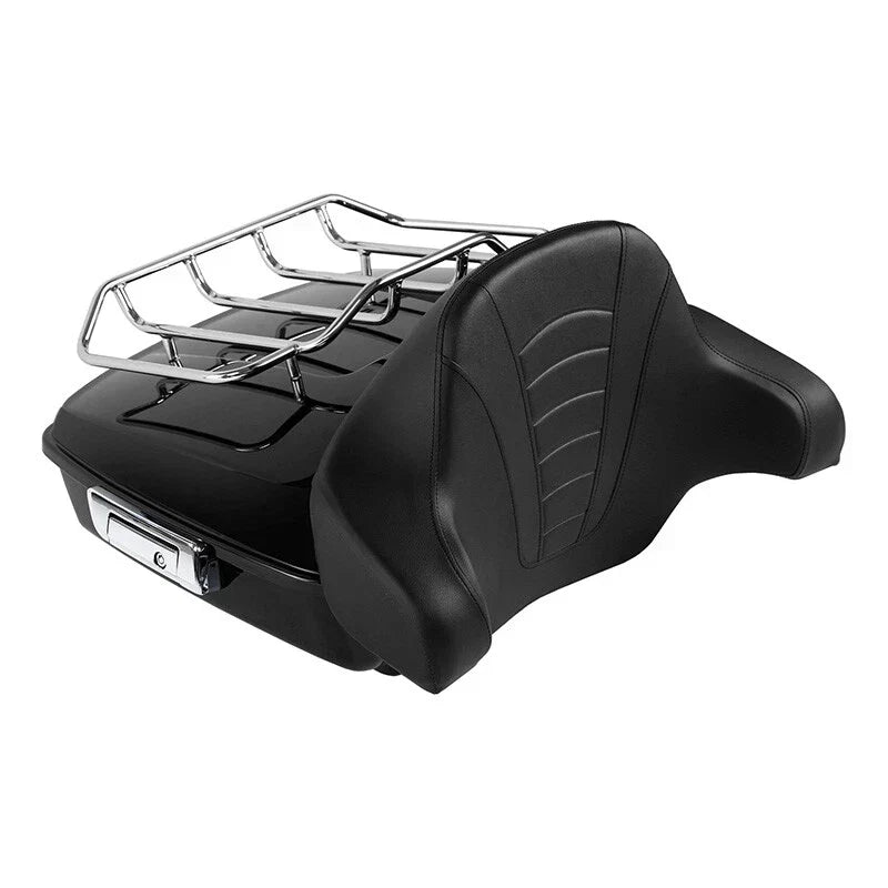 Quick Detach Trunk Backrest Rack for Harley Road Glide (2014-2025)