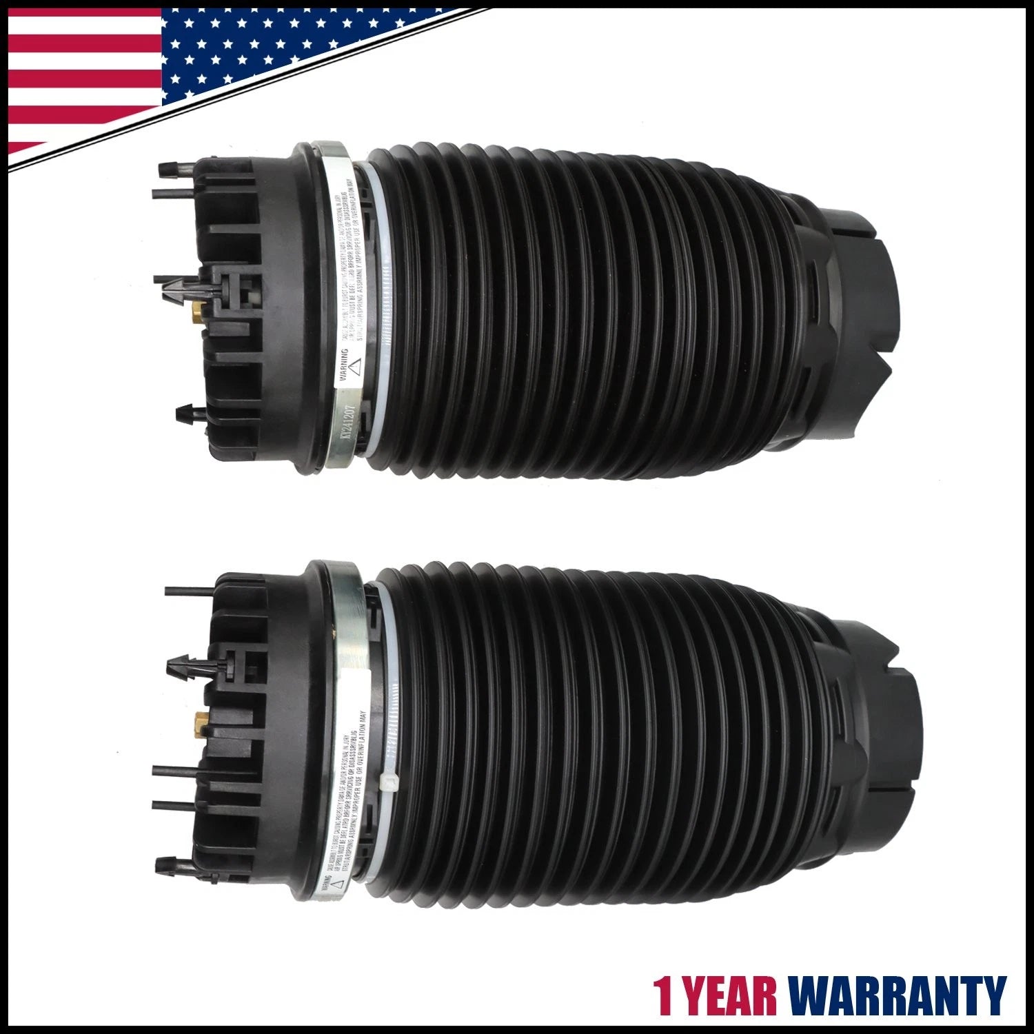 Set of 2 Rear Air Suspension Spring Bags 68260938AA for Dodge Ram 1500 (2019–2024)