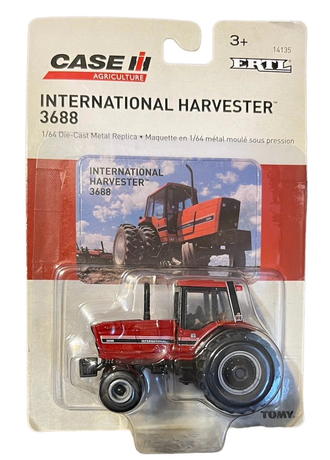 1/64 Farm Tractor with Cab for International Harvester 3688 (N/A)
