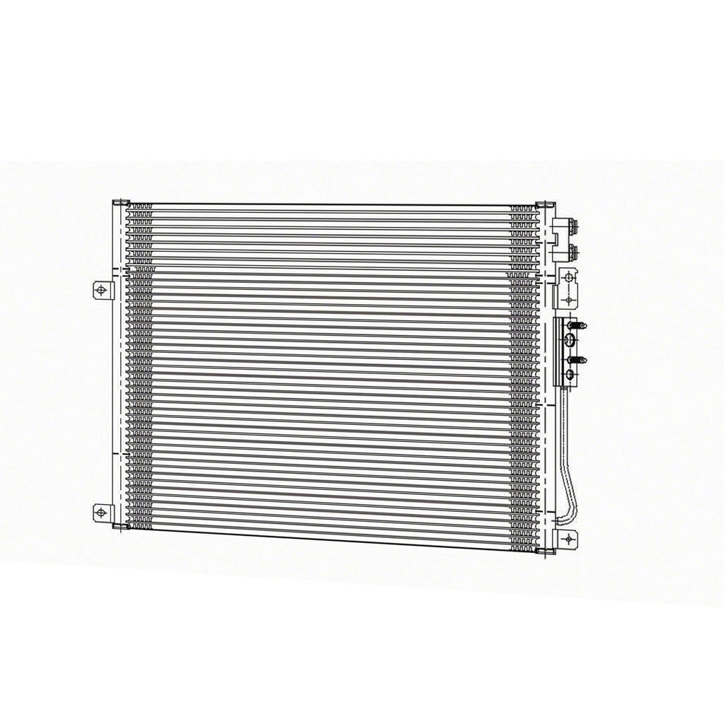Replacement A/C Condenser w/Integrated Transmission Cooler for Ford Ranger (2011–2020)