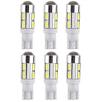 Set of 6 LED Projector License Light Bulbs for Various Models 
