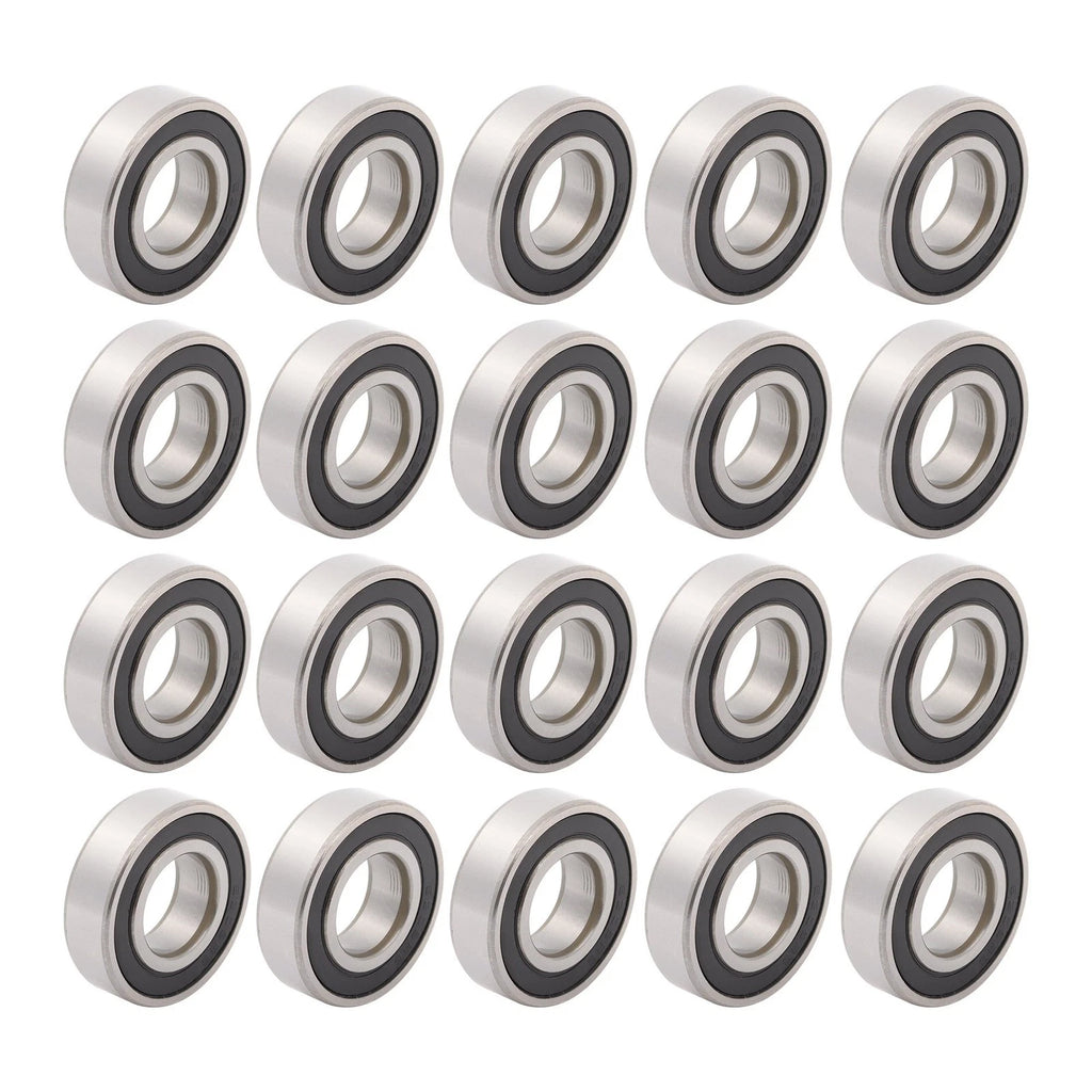 20Pcs Deep Groove Ball Bearings for Various Models (25x52x15mm)