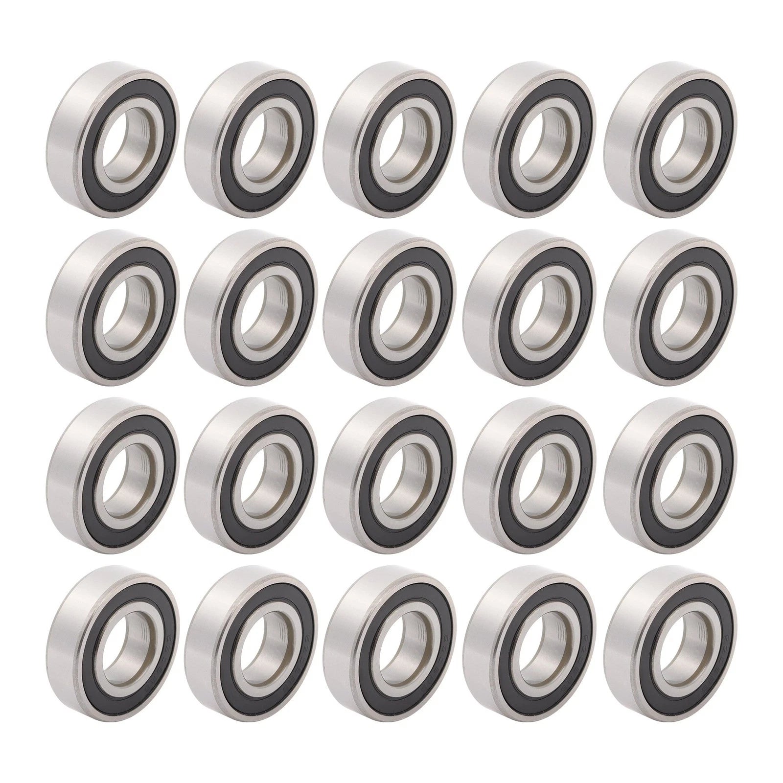 20Pcs Deep Groove Ball Bearings for Various Models (25x52x15mm)