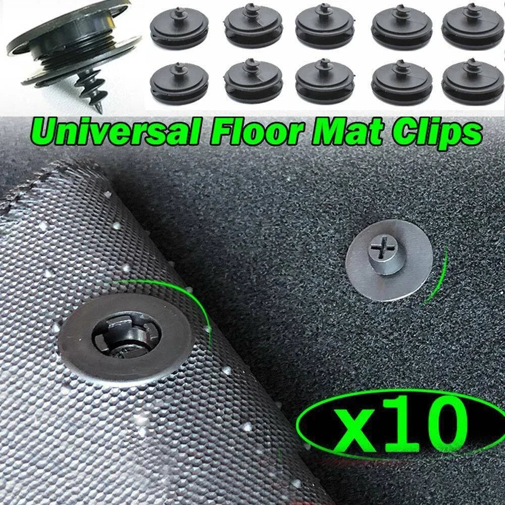 Floor Mat Clips 2 x Car Carpet Retainer Grips for All Cars