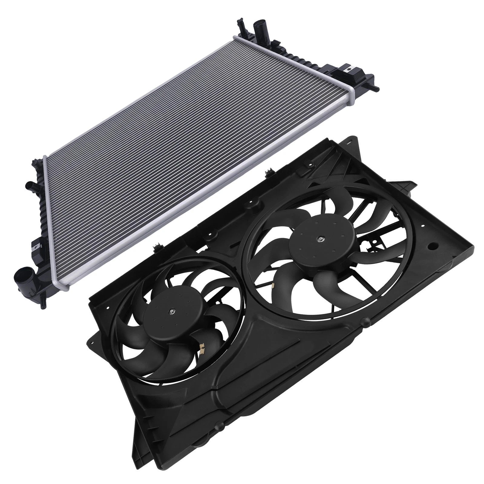 Radiator and Cooling Fan Assembly for Ford Flex, Lincoln MKT (2013-2019)