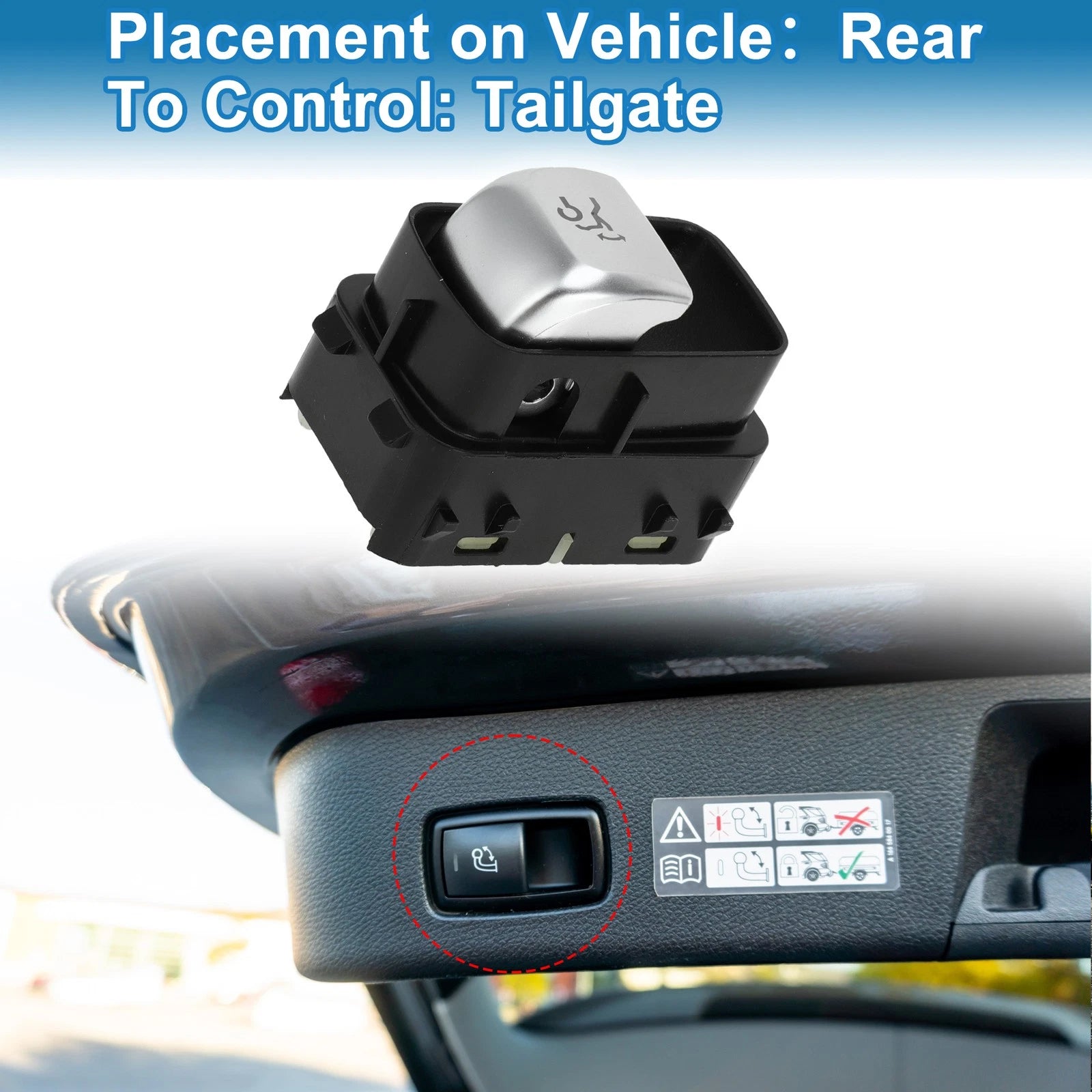 Trunk Release Switch No.A2229051704 for Mercedes-Benz E300 (2017–2019)