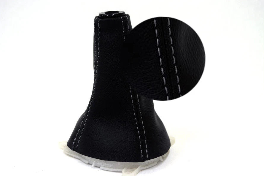 Manual Shift Boot Cover for Mitsubishi Lancer (2002–2007) Gray Stitch