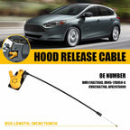 Hood Latch Release Cable for Ford Focus (2012–2018)