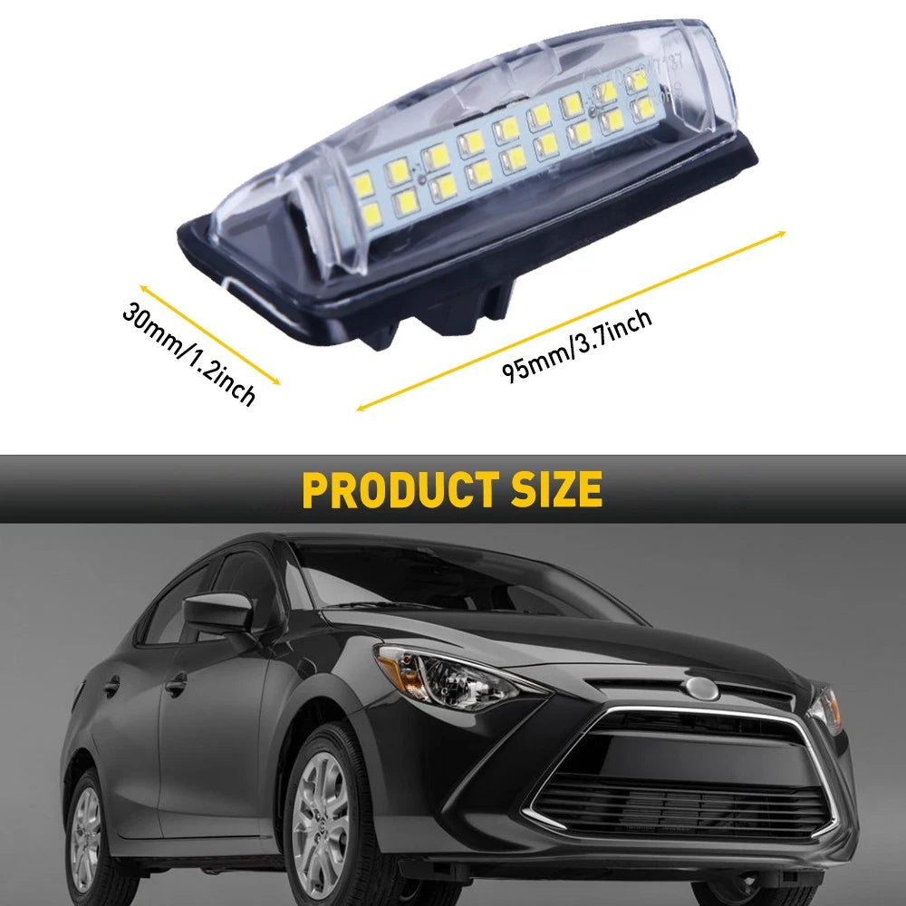 Rear License Plate for Toyota Camry, Sienna, Prius, Echo (2001-2011)