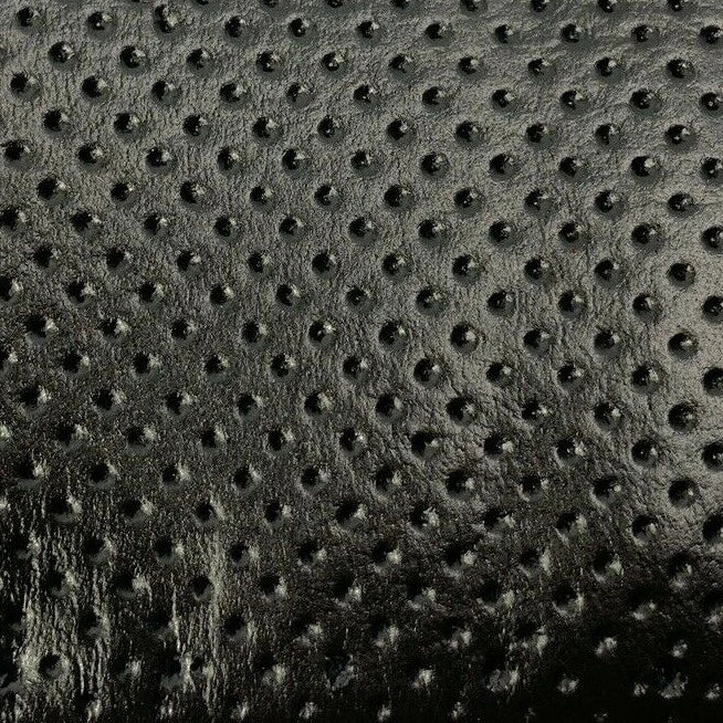 Leather Steering Wheel Cover Black Perforated AXX Fitment for GMC (2010–2024)