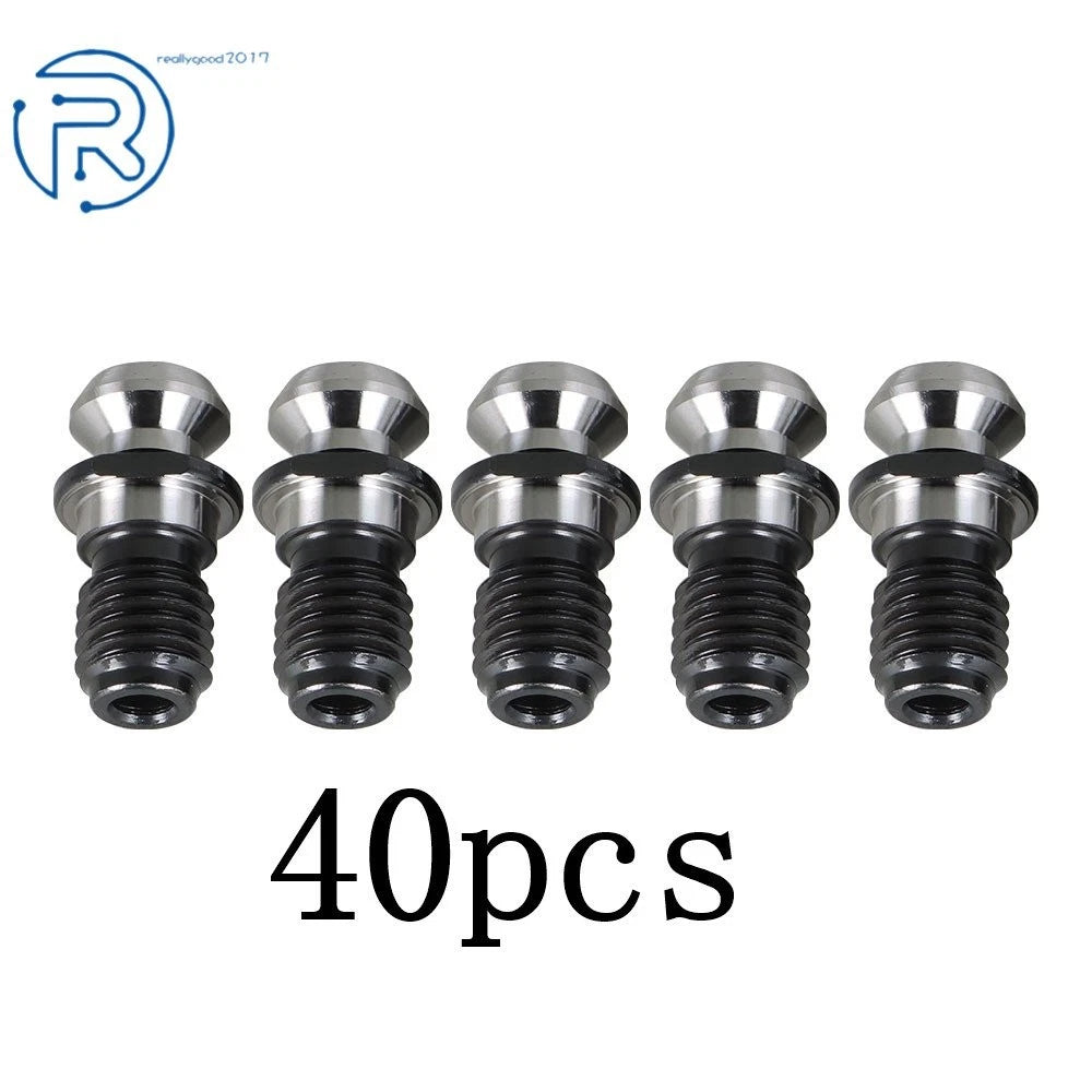 40Pcs Coolant Pull Stud Retention Knob CAT40 45° 0.740" for Mazak Fadal Hurco