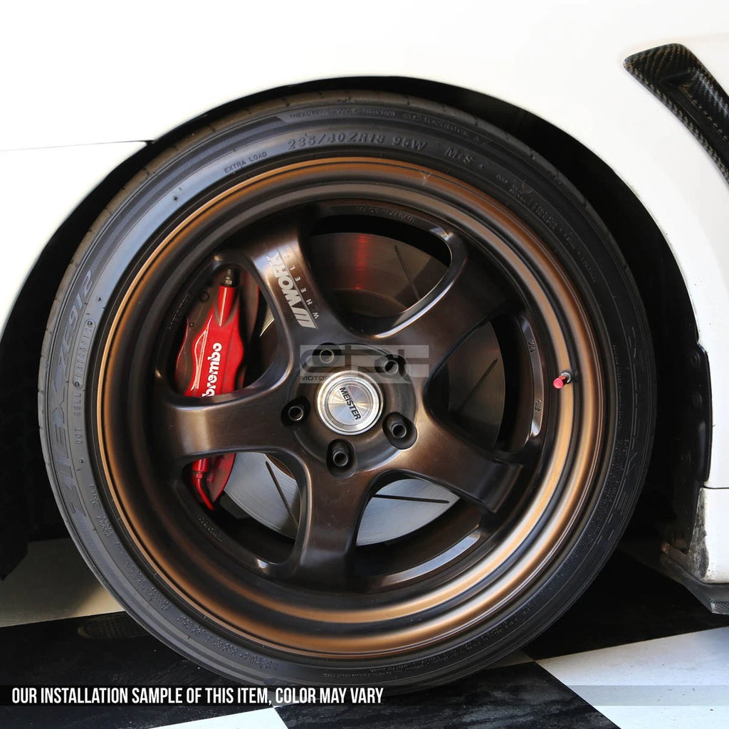 Set of 4 Aluminum Tire Rim Valve Air Port Dust Cover Caps RT059 for Universal