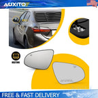 Heated Mirror Glass LH RH for Toyota Corolla (2014–2019) 8793102F90 87961-02F30