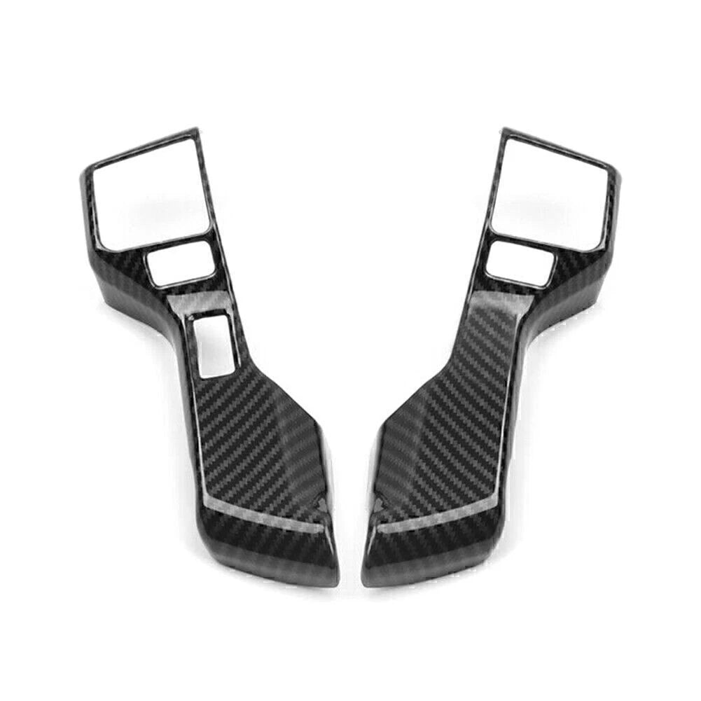 Carbon Fiber ABS Interior Steering Wheel Cover Trim for Toyota Tundra (2014–2020)