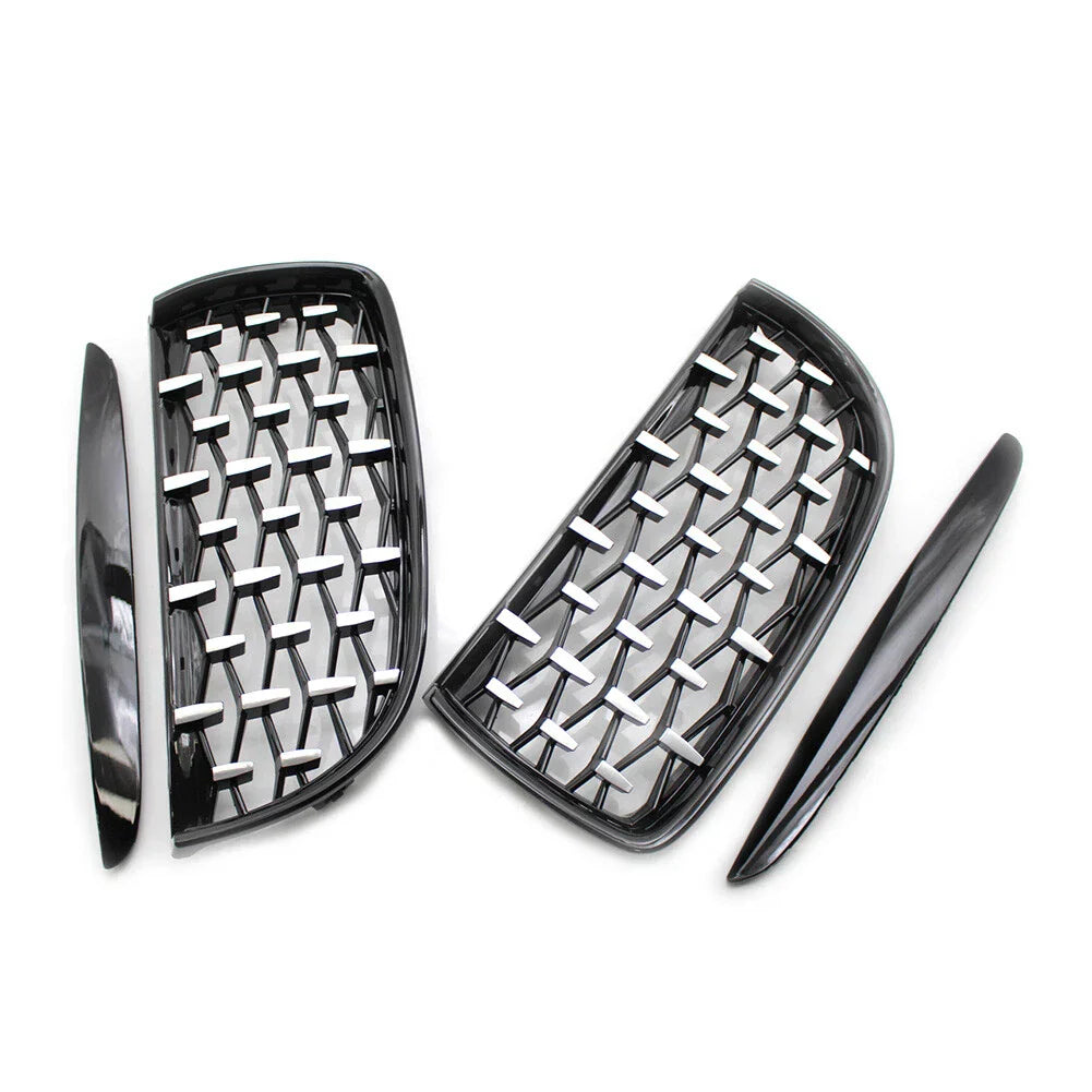 Black Frame & Chrome Grille for BMW E90 (2005-2008)