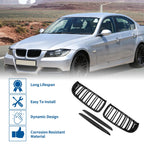Gloss Black Front Kidney Grille for BMW E90 (2005–2008)