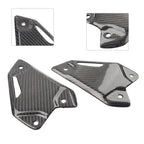 Footrest Plate Heel Guard for Kawasaki Z900 Z900SE (2017–2024) Carbon Fiber