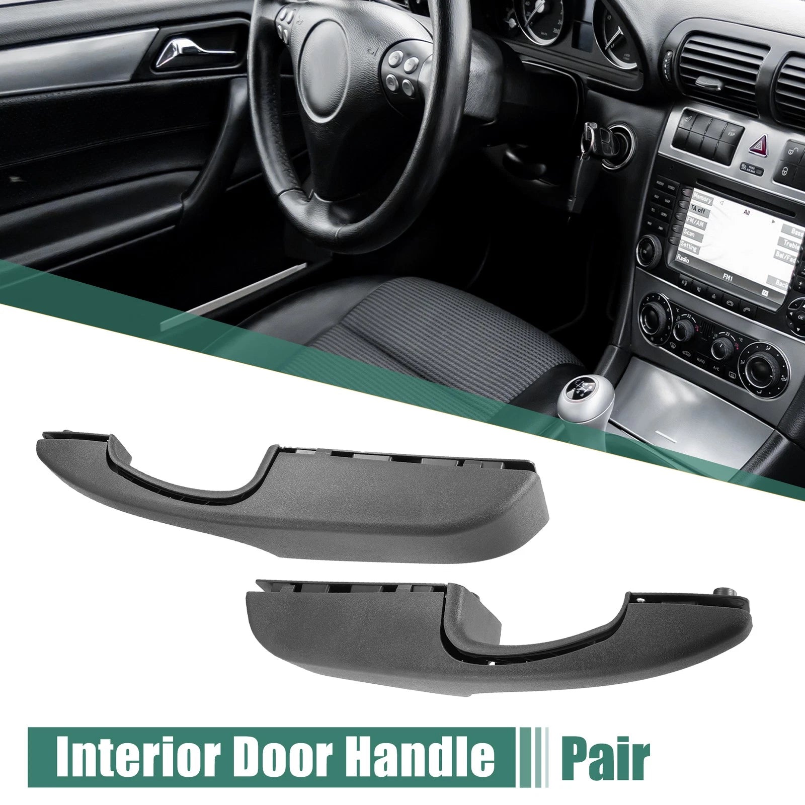 Pair Interior Door Pull Handle for Chevrolet Express 1500 (2003–2014)