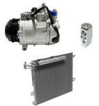 AC Compressor Kit With Condenser for Mercedes GL320 3.0L (2007–2012)