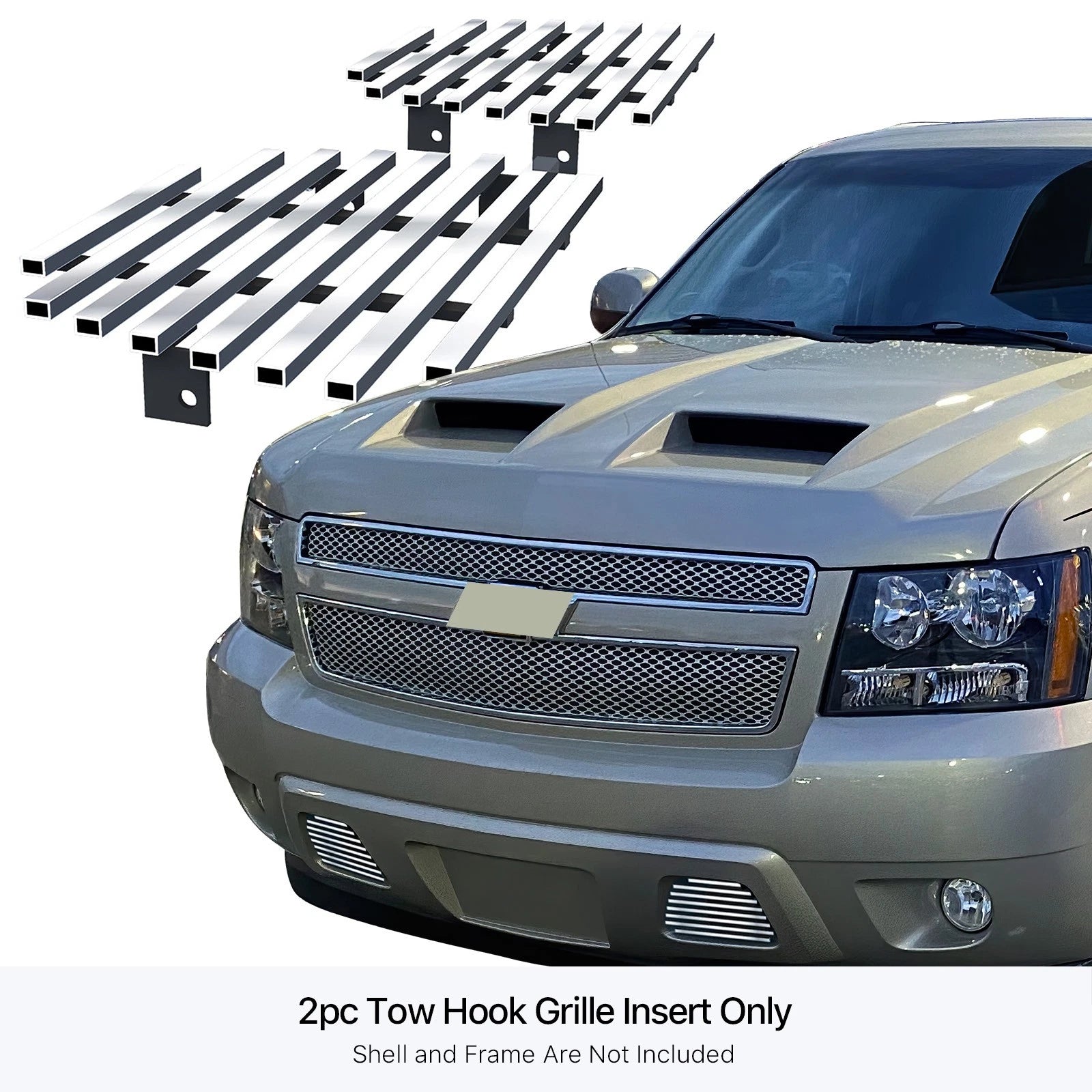 Stainless Chrome Billet Grille Insert for Chevy Tahoe (2007-2014)