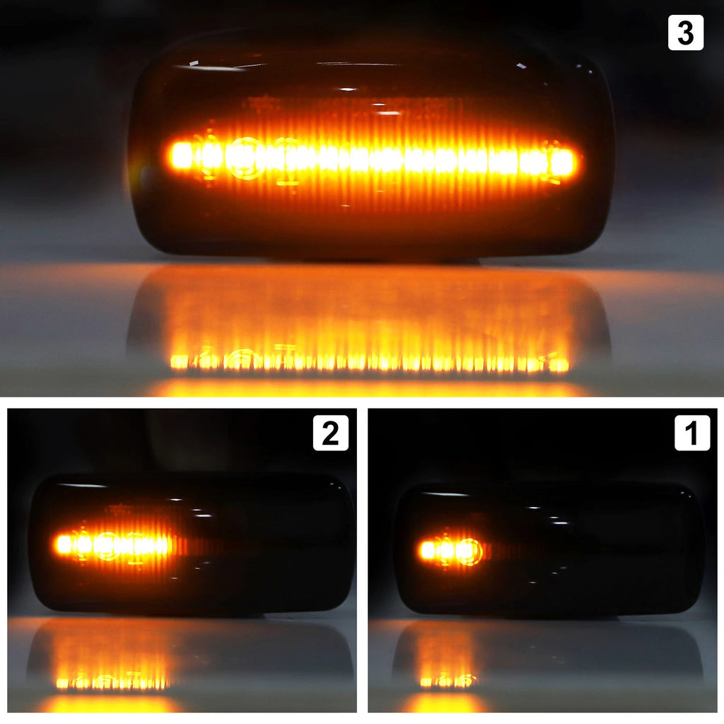 1 Pair LED Side Indicator Repeater Light 4806224AE for Dodge Caliber Journey (2007–2012)