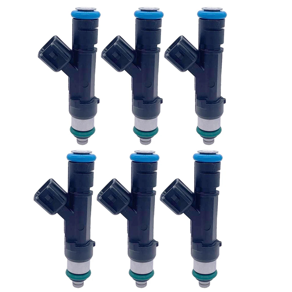 Set of 6 Fuel Injectors for Jeep Liberty Dodge Dakota (2002–2007)