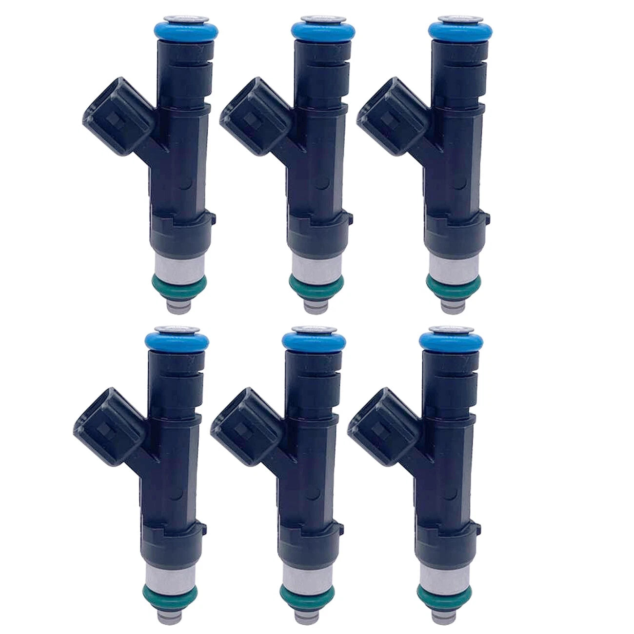 Set of 6 Fuel Injectors for Jeep Liberty Dodge Dakota (2002–2007)