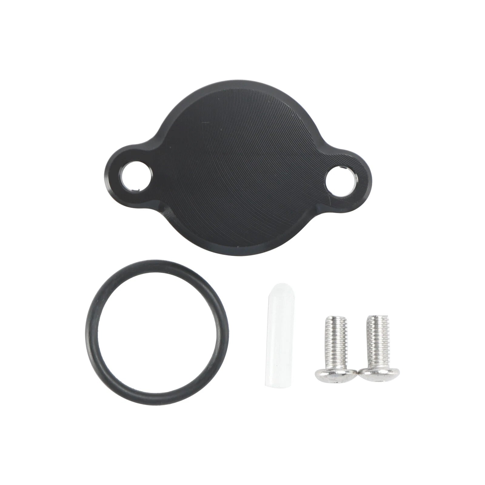 Oil Injection Pump Delete Block Off Plug for Yamaha PW50 PW80 (All) Black T9