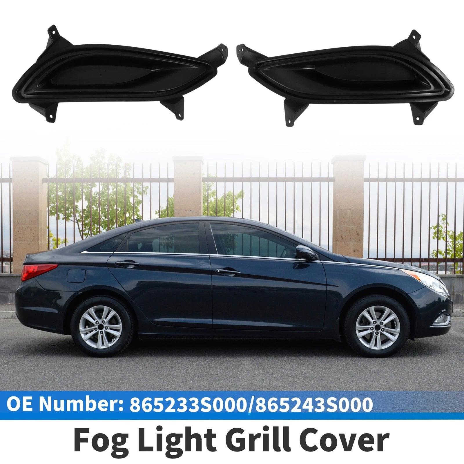 Fog Light Grill No. 865233S000 for Hyundai Sonata (2011–2013)