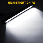 2X 10" White LED Reverse Backup Light Bar for Truck Trailer (YYYY–YYYY)