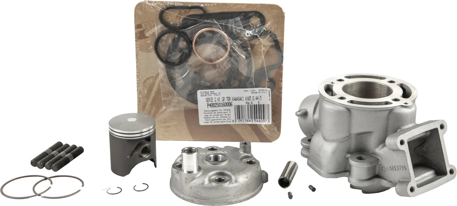 Athena Cylinder Kit 44.5mm 14.2:1 for Kawasaki KX65 (2002–2012)