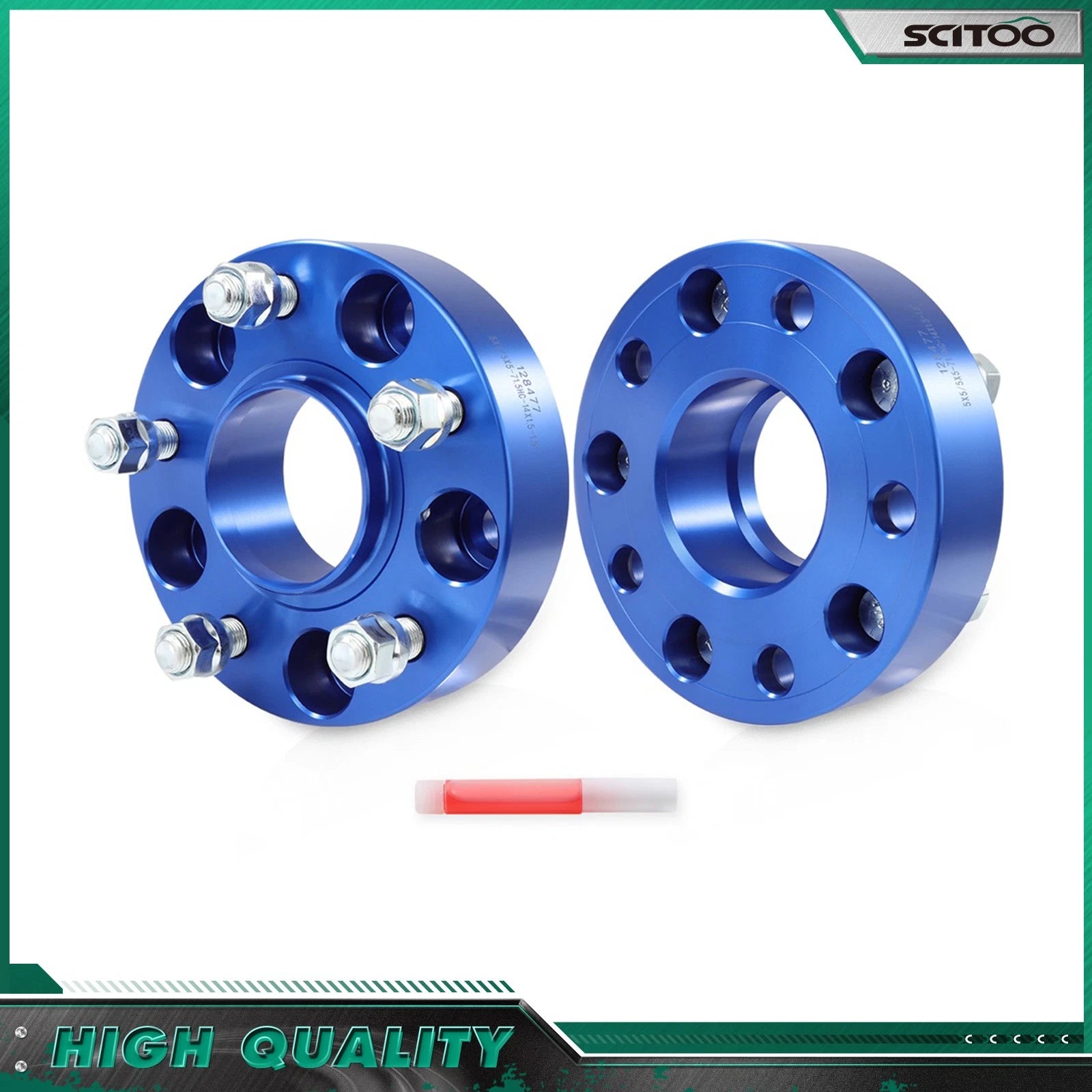 2X 5x5" 1.5" Wheel Spacers M14x1.5 71.5mm for Jeep Grand Cherokee (2011–2023)