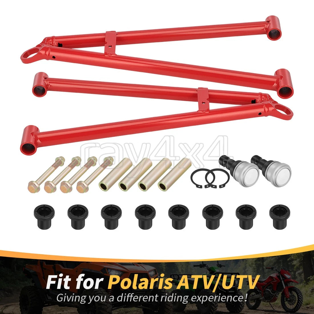 Front Lower A-Arm Ball Joint Kit for Polaris Sportsman 550, Scrambler 850, 1000 XP