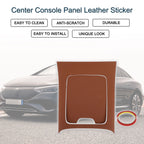 Set of 1 Center Console Panel Sticker for Mercedes-Benz EQE350 (2022–2024) Brown