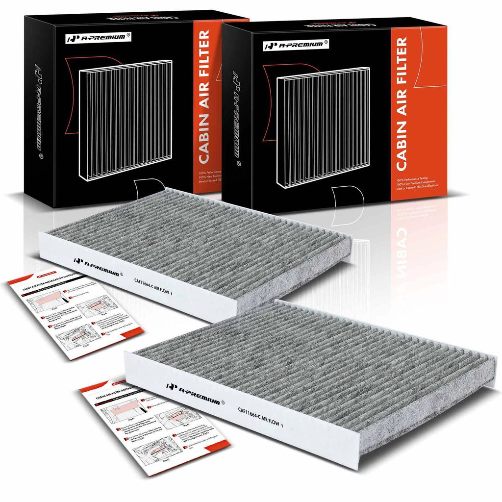 2X Activated Carbon Cabin Air Filter for Hyundai Kia Sorento (2011–2015)