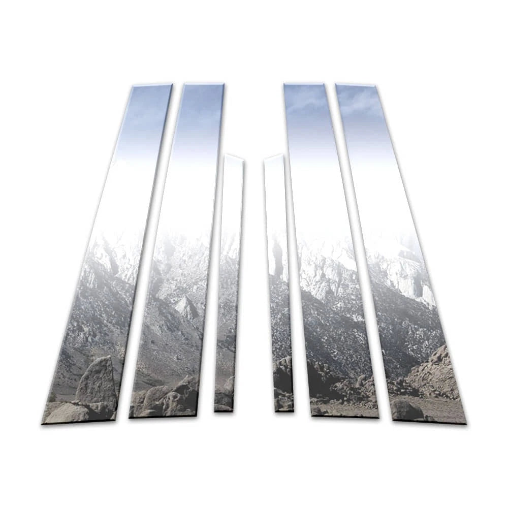 Pillar Post Covers Diamond Grade Stainless Steel Set for Hyundai Genesis (2009–2014)