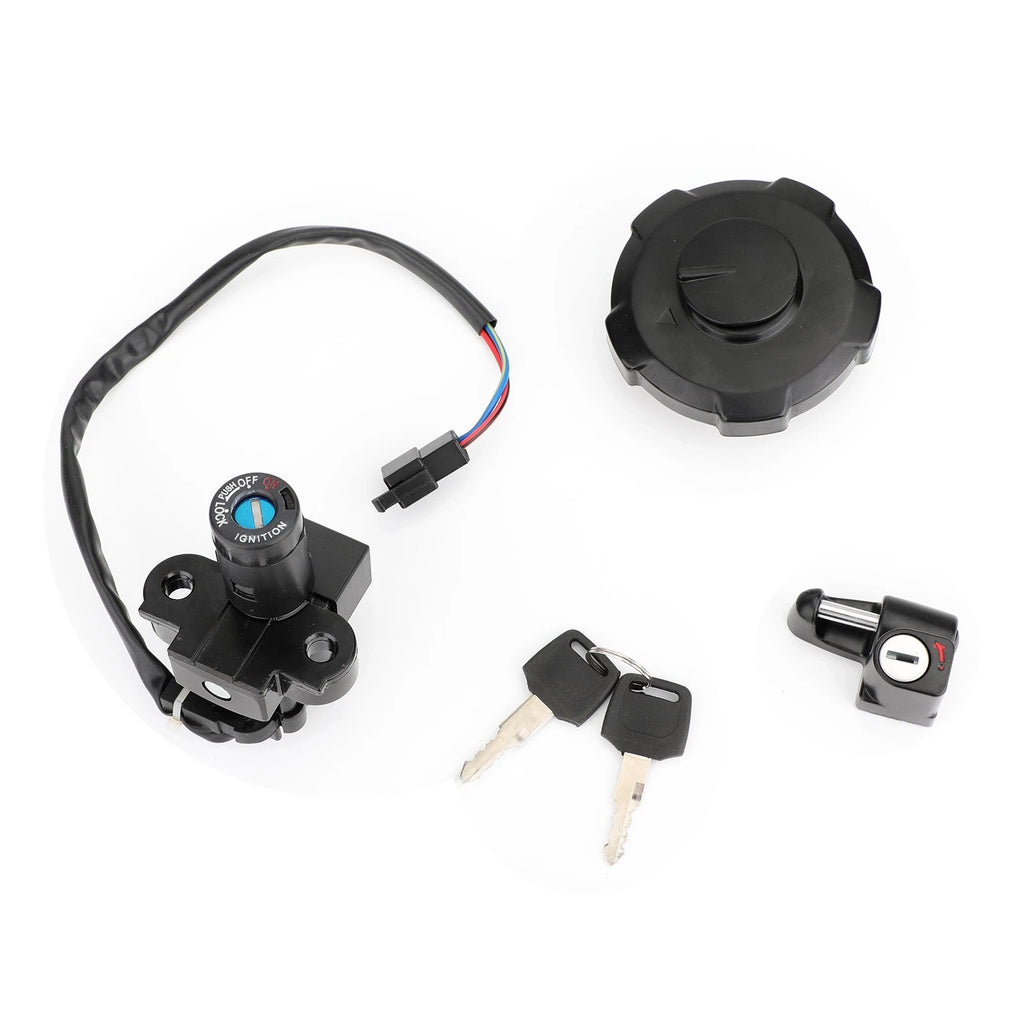 Set of 3 Ignition Key Switch Fuel Cap Helmet Lock for Honda XR650L (1997–2025)
