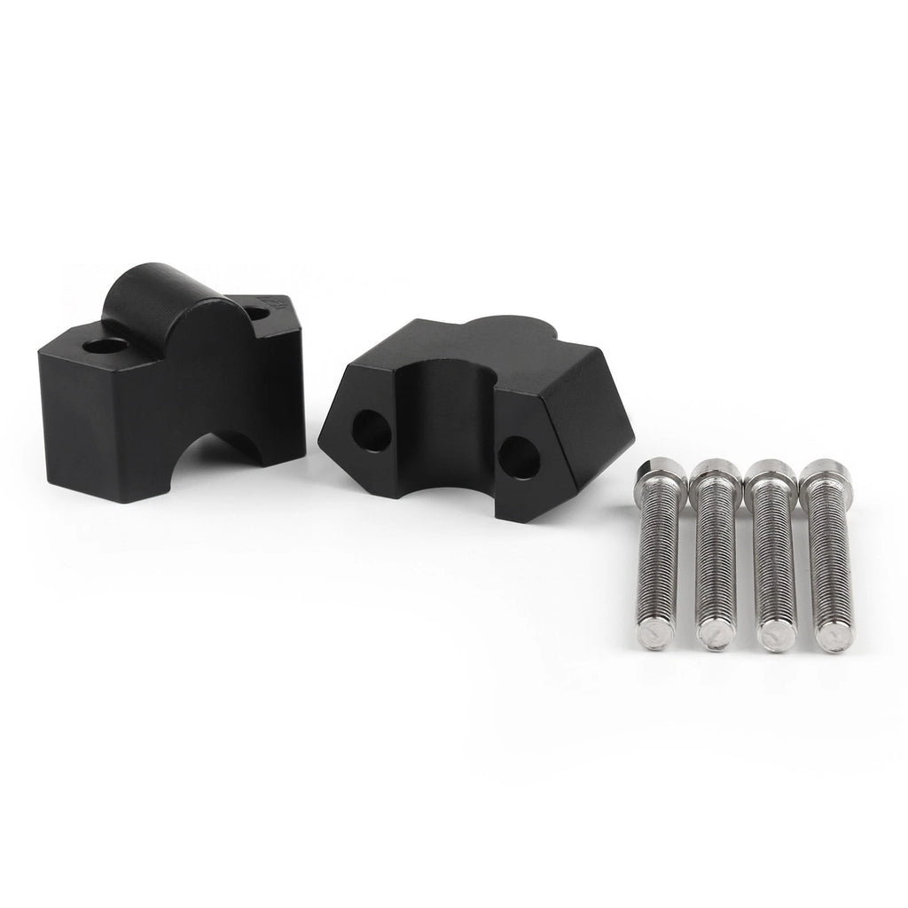 7/8" Handlebar Riser Mount Clamps for Kawasaki Z250 (2013–2018)