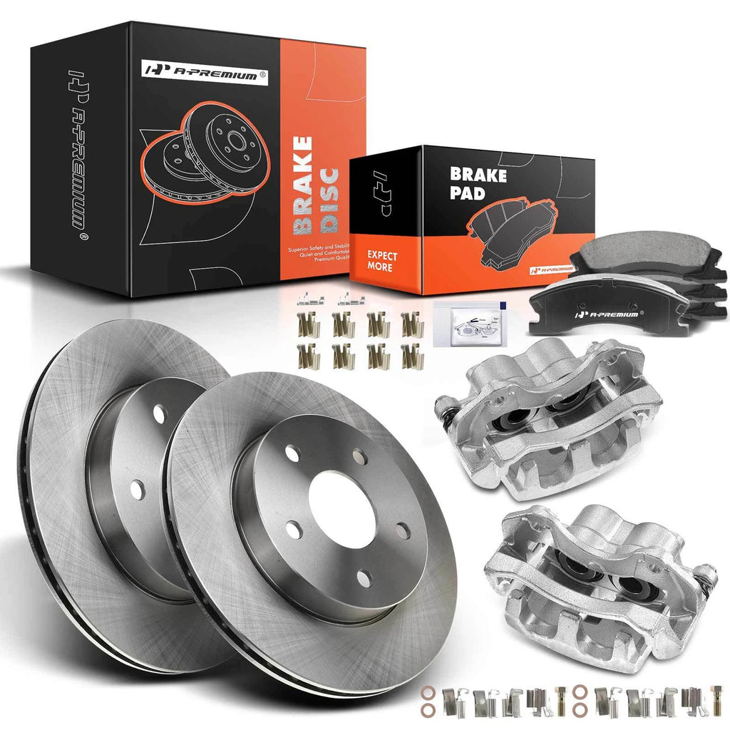 Front Brake Rotors & Pads for Jeep Grand Cherokee 