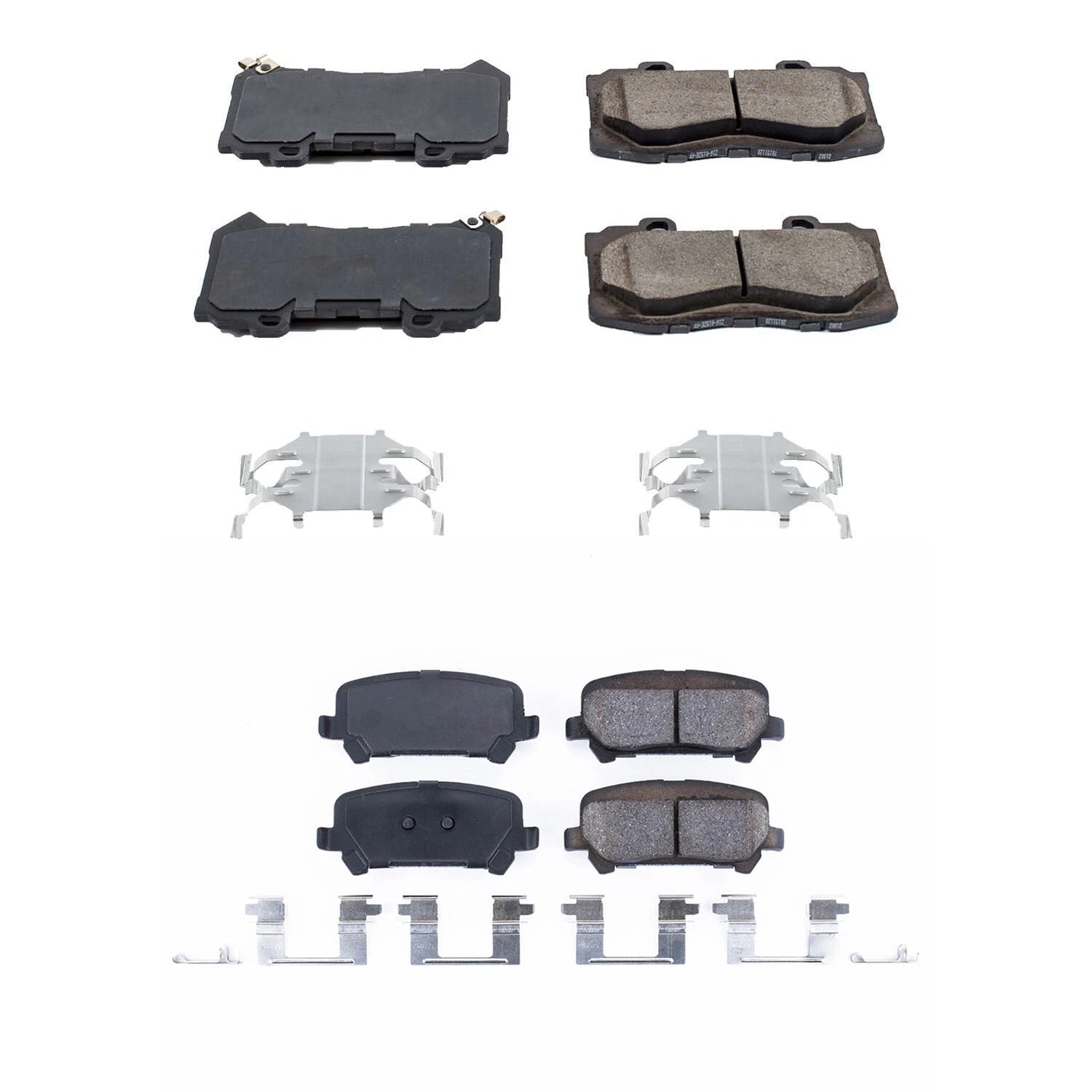 PowerStop Z17 Low-Dust Ceramic Disc Brake Pad Kit for GMC Canyon Colorado (2015–2023)