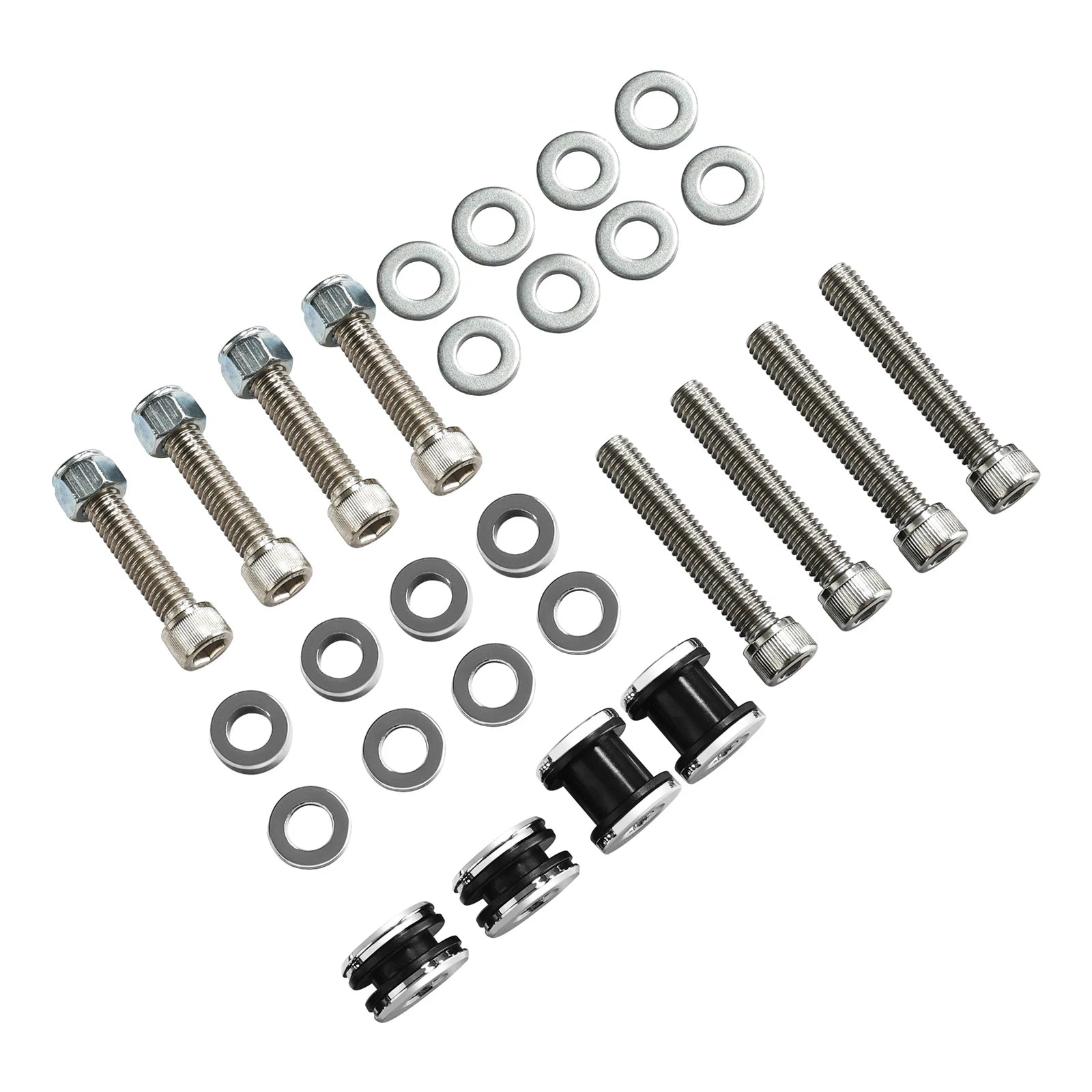 Sissy Bar Docking Hardware Kit for Harley Softail Fat Boy Deluxe (2008–2017)