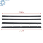 Set of 4 Window Sweep Felts Weatherstrip for Chevy S10 (1982–1993)