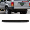 Black Rear License Plate Lamp Cover for Jeep Cherokee (1997–2001)