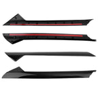2X Windshield A Pillar Molding Trims for Ford Explorer (2011–2019)