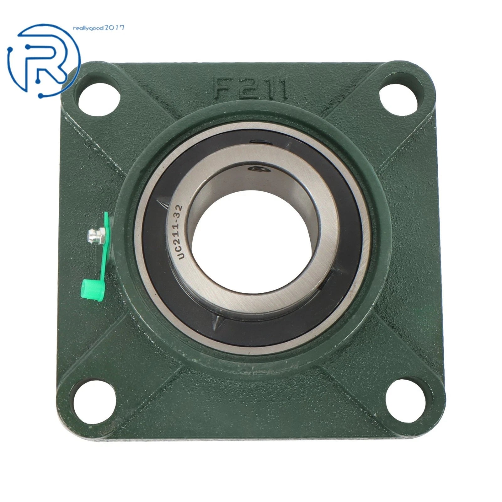 Set of 4 UCF211-32 4 Bolt Pillow Block Flange Bearings 2" Bore for UCF211