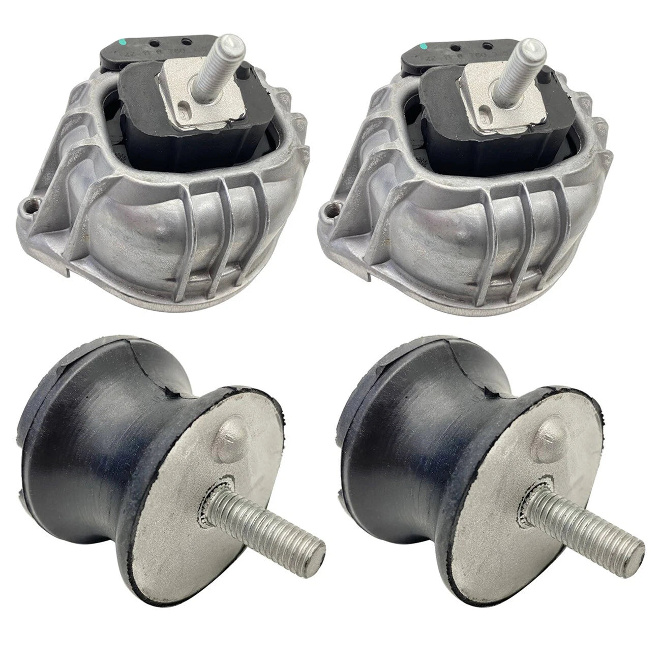 Set of 2 Engine Motor and Transmission Mounts for BMW E82 E88 E90 E92 (2007-2013)