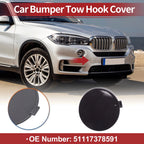 Front Car Bumper Tow Hook Cover for BMW X5 F15 (2014–2018) No. 51117378591 Brown