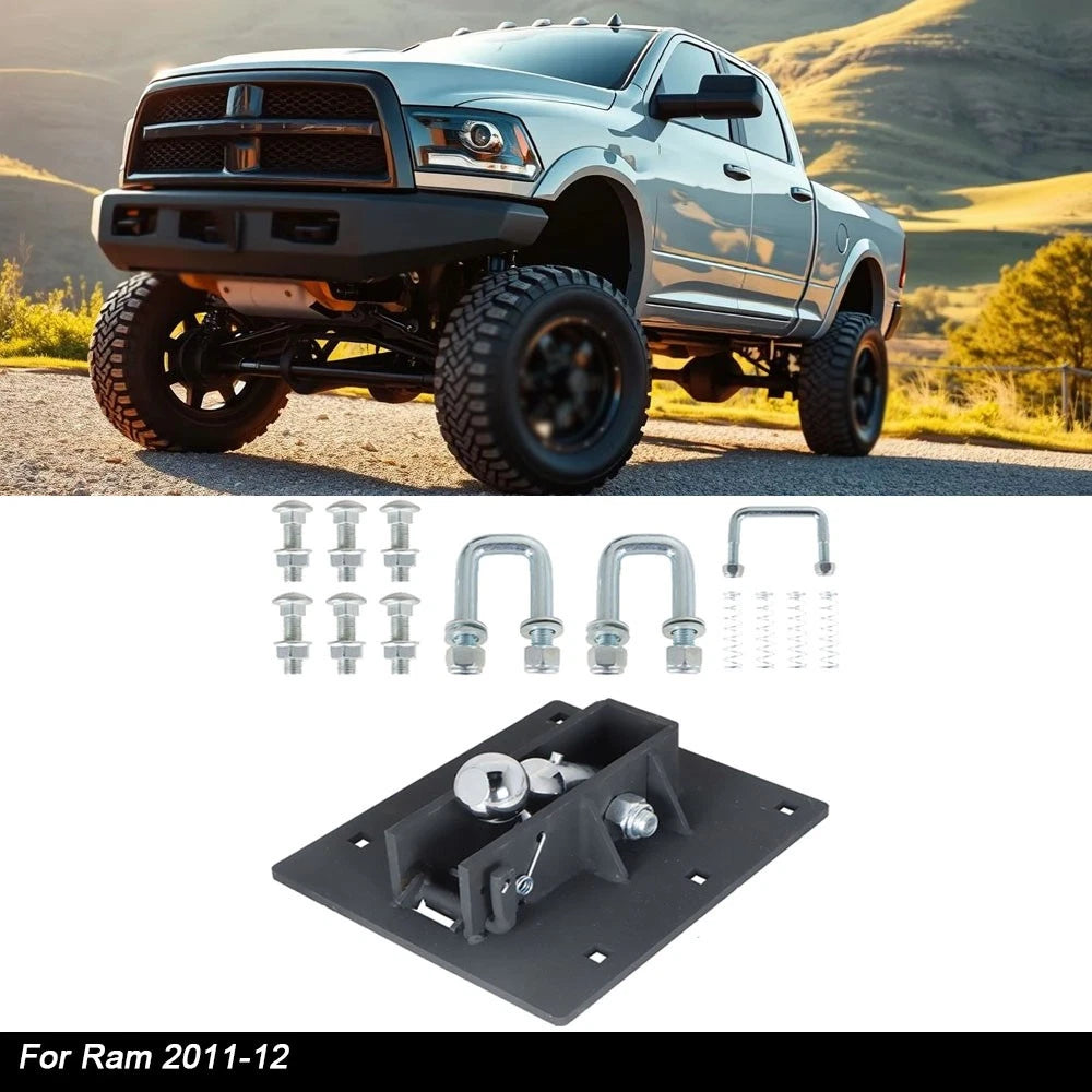 Gooseneck Hitch for Ram 2011-2012 (Over-Bed, Black, 2-5/16-Inch Ball)
