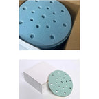 6 Inch Flocked Disc Sandpaper (17 Holes) for Vehicle Paint Scratch Repair