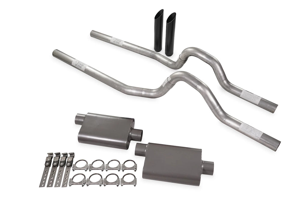 Dual Exhaust Kit 2.5" 2 Chamber Rear Exit for Ford F-Series (1962–1966)